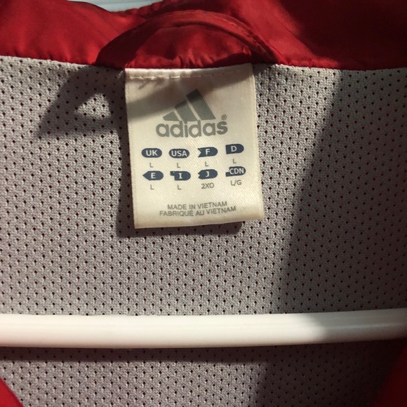 Adidas Wisconsin Badgers windbreaker - Picture 3 of 4